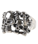 Anillo Calavera Plata Hombre