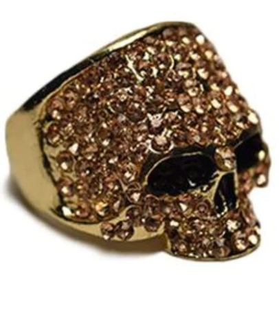 Anillo calavera online oro