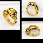 Anillo de Calavera de Oro