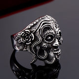 Anillo de Catrina en Acero