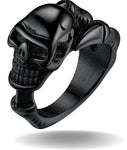 Anillo de Craneo Negro