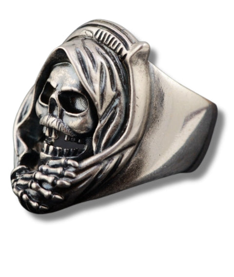 Anillos de la fashion santa muerte de plata