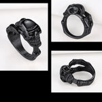 Anillo Skull Negro