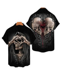 Camisa Calavera en la Espalda