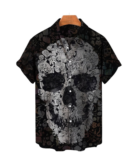 Marca de camisas con calavera sale