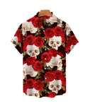 Camisa Rosas Calavera