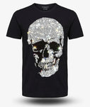 Playera de Calavera con Brillos