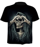 Playera de la Santa Muerte Corazon