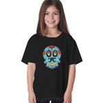 Playera Día de Muertos Niña Negro