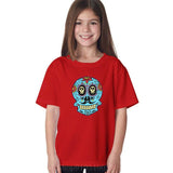 Playera Día de Muertos Niña Rojo