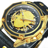 Reloj Cráneo Dorado