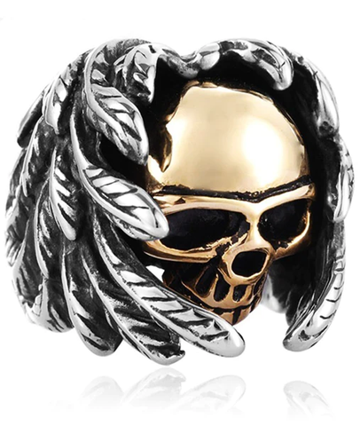 Anillo Calavera Alas