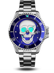 Reloj Calavera Azul