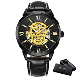 Reloj Esqueleto Dorado